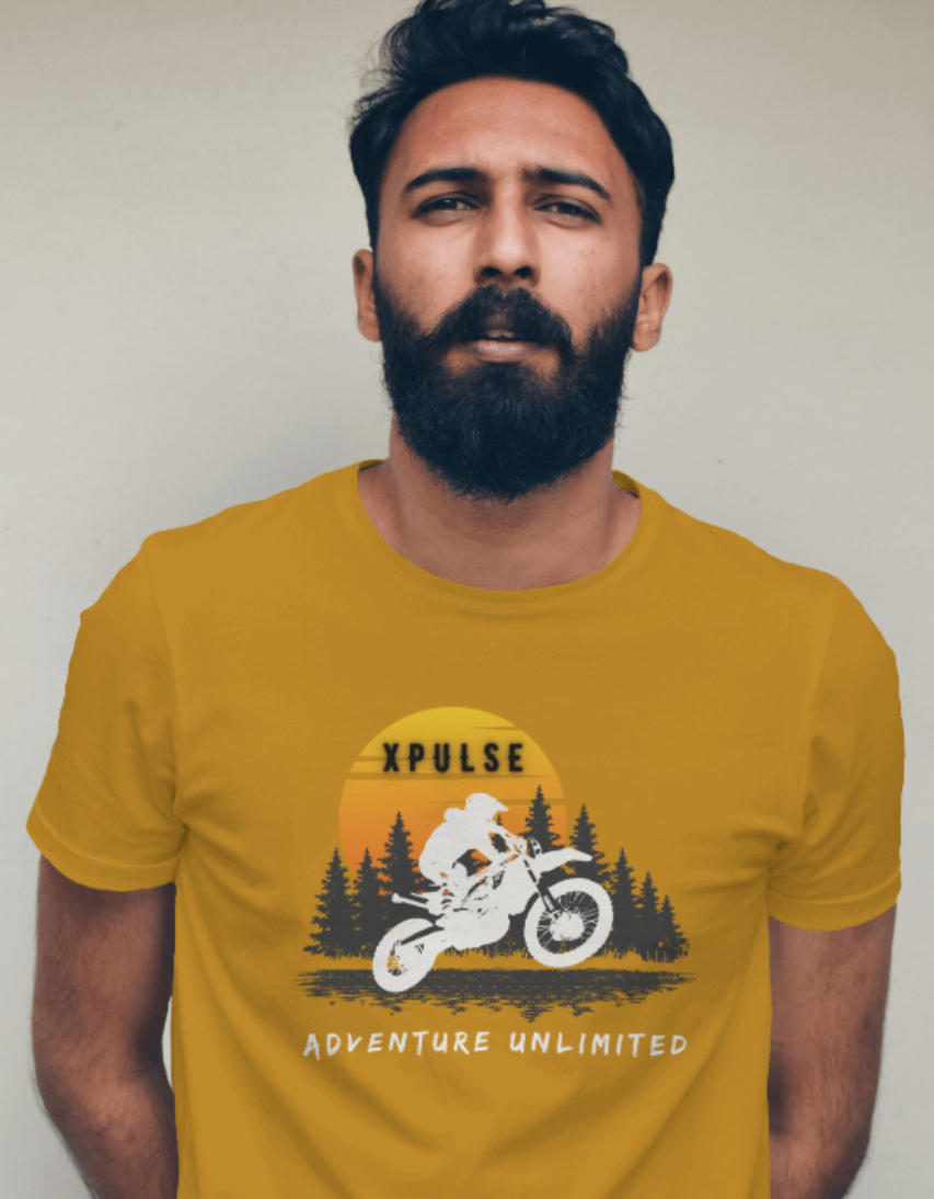 Xpulse Adventure Unisex Round Neck T-Shirt for Bikers